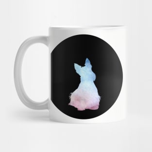 Scottish Terrier - Soft Lilac Silhouette Mug